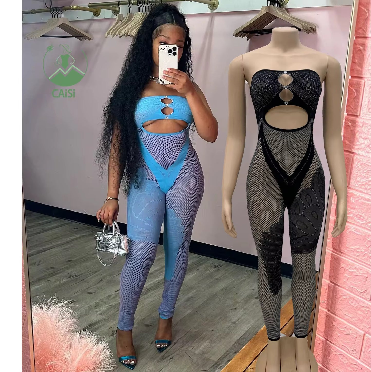 Mesh Shay Jumpsuit