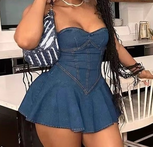 Denim Skate Dress